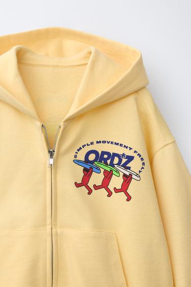 SKATE HOODIE - Yellow by Zara - Image 2