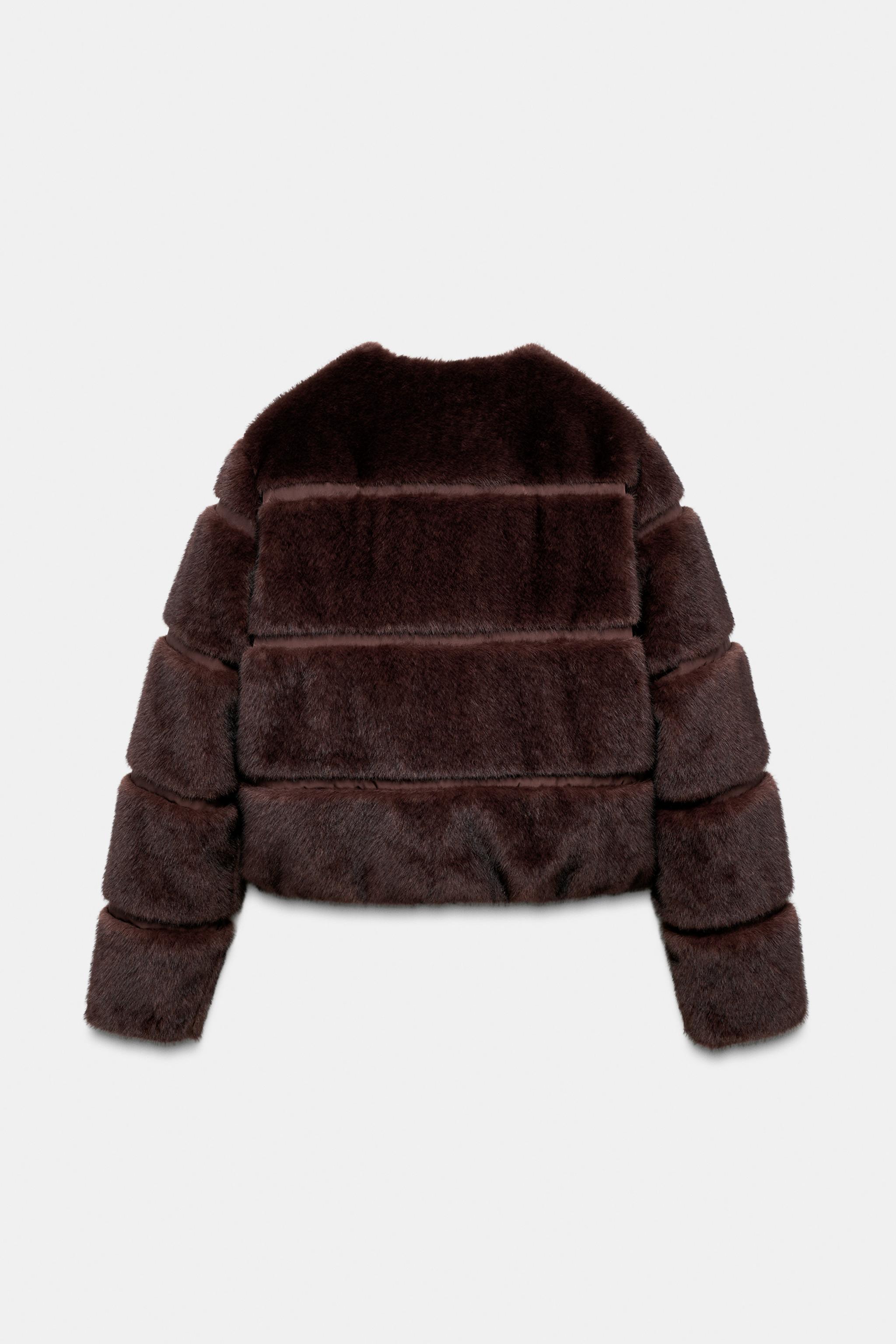 SHORT FAUX FUR COAT HEIQ XREFLEX™ SKI COLLECTION