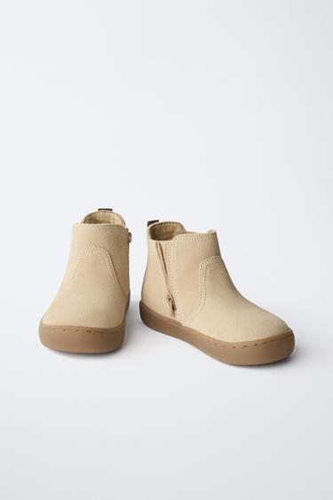 BAREFOOT LEATHER BOOTS - Sand Brown by Zara - Image 5