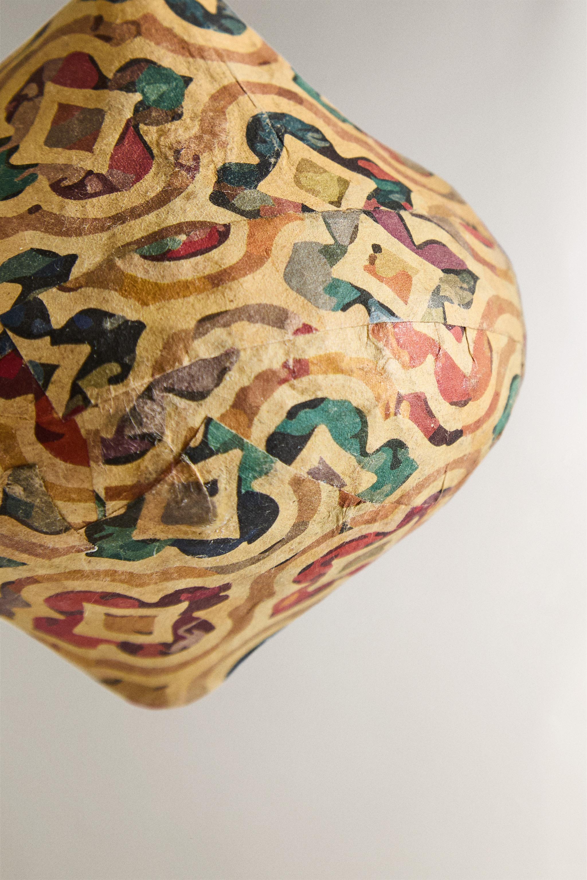 DIAMOND PRINT CHRISTMAS TREE ORNAMENT