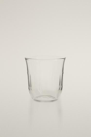 VASO VIDRIO RELIEVE VERTICAL - Transparente de Zara - Imagen 0