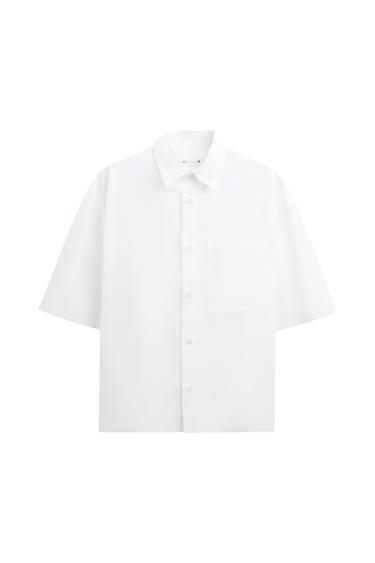 POPLIN SHIRT WITH POCKET