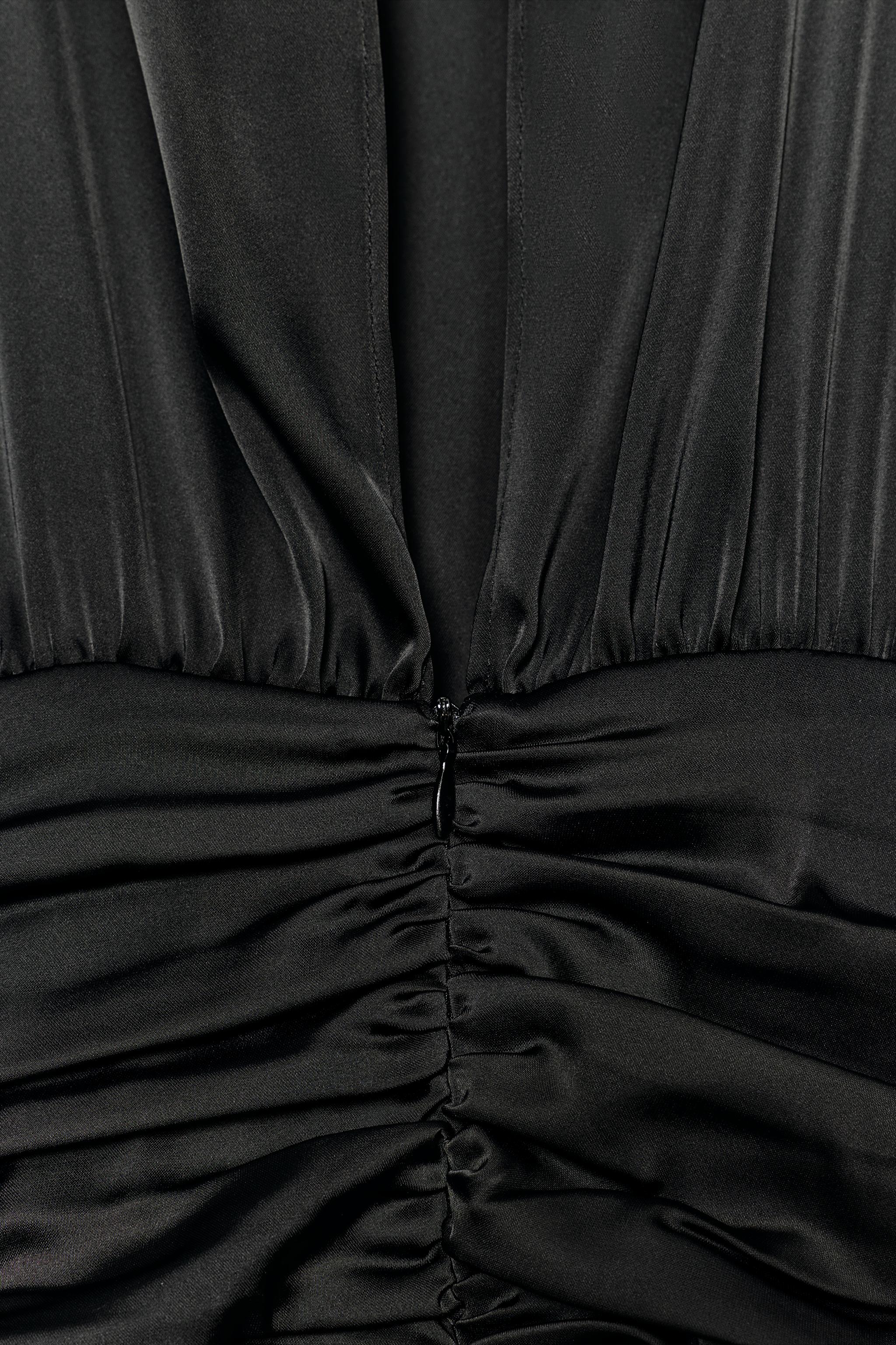 SATIN CUMMERBUND JUMPSUIT