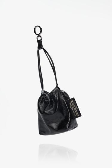 LIMITED EDITION TRI-CHIC LEATHER CHARM — Black 1