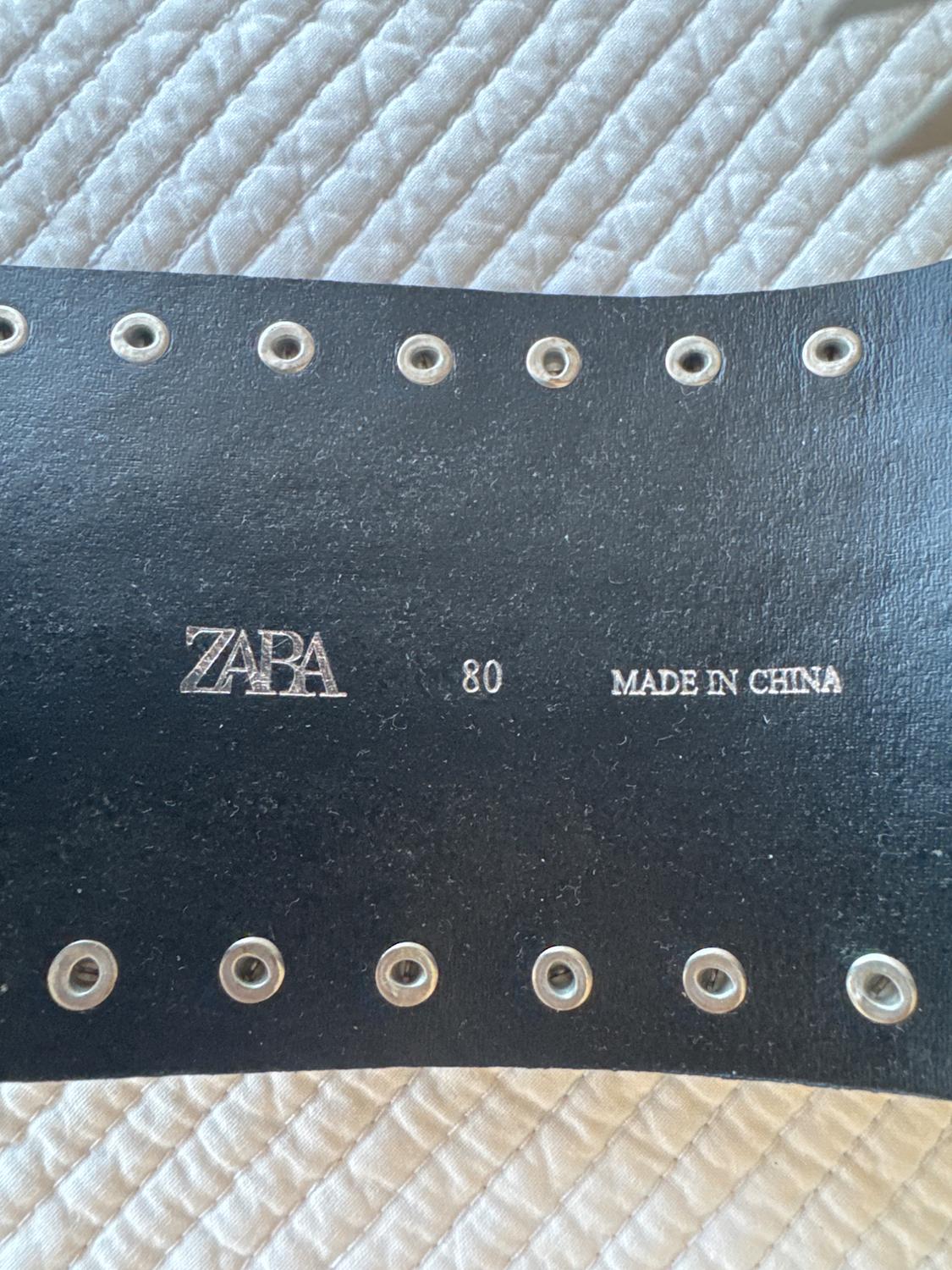 100% LEATHER CUMMERBUND BELT WITH STUDS - Image 4