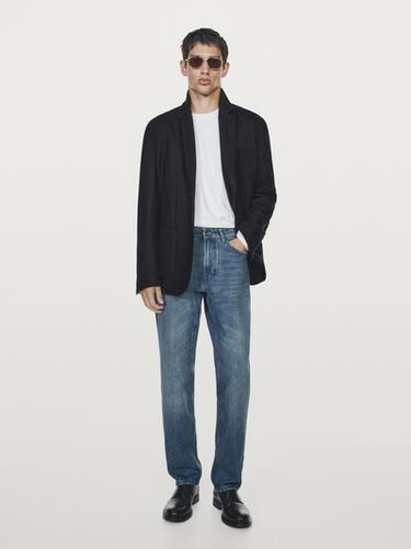 Jeans tapered fit - Índigo de Zara - Imagen 0