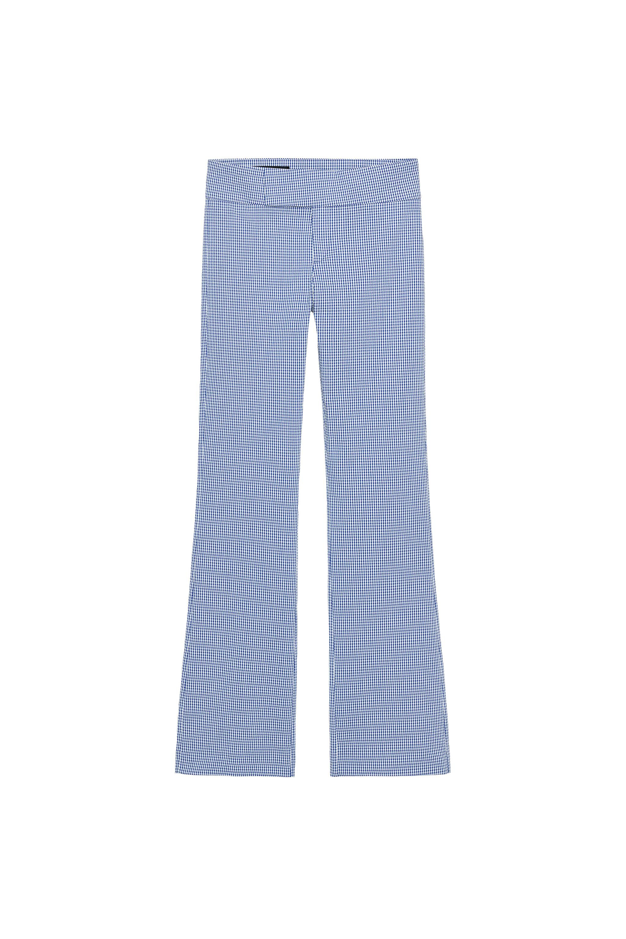 PANTALON ÉVASÉ À CARREAUX VICHY