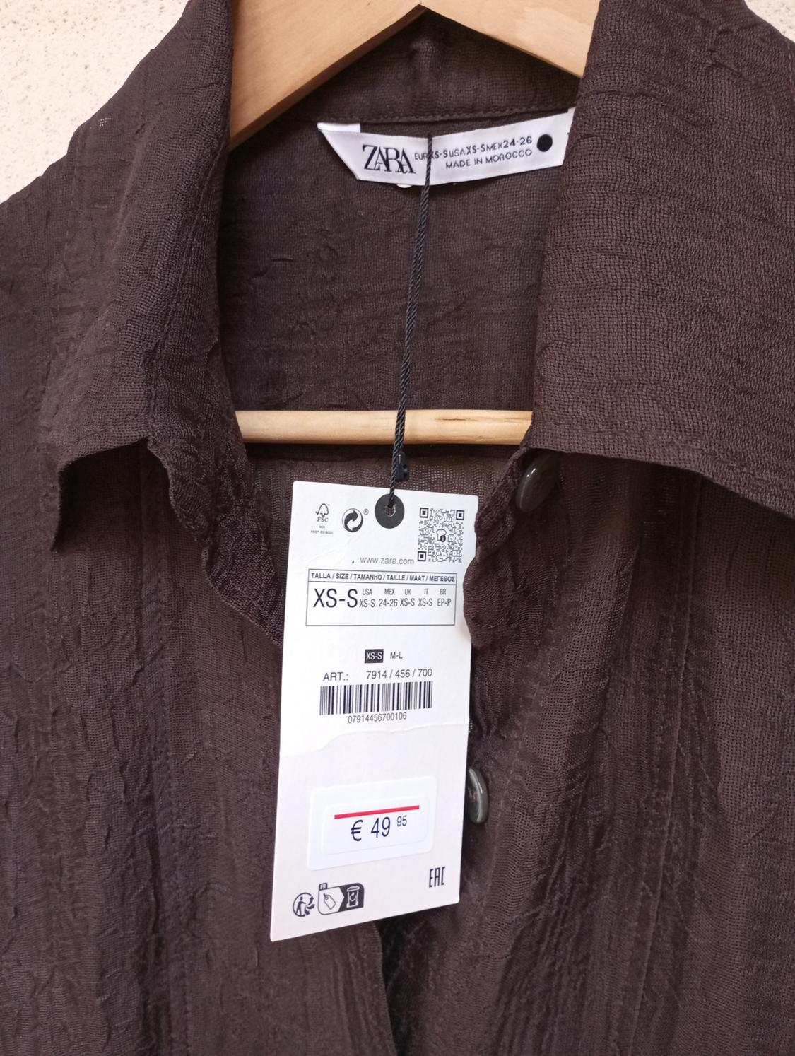 ZW COLLECTION TEXTURED MULTIWAY SHIRT - Image 3