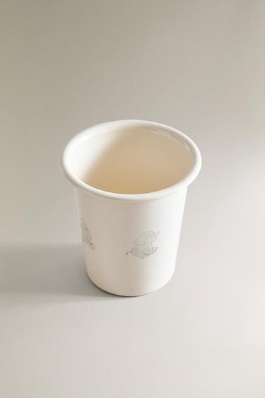 CHILDREN'S ELEPHANT TOOTHBRUSH HOLDER - Cream by Zara - Image 1
