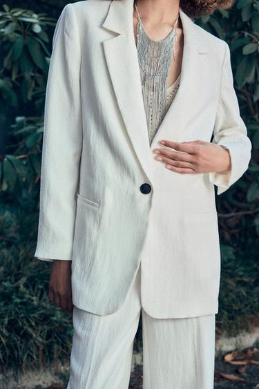 BLAZER EFEITO ENRUGADO - Cru da Zara