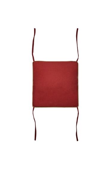 CONTRAST ARMCHAIR BACK CUSHION - Reddish by Zara