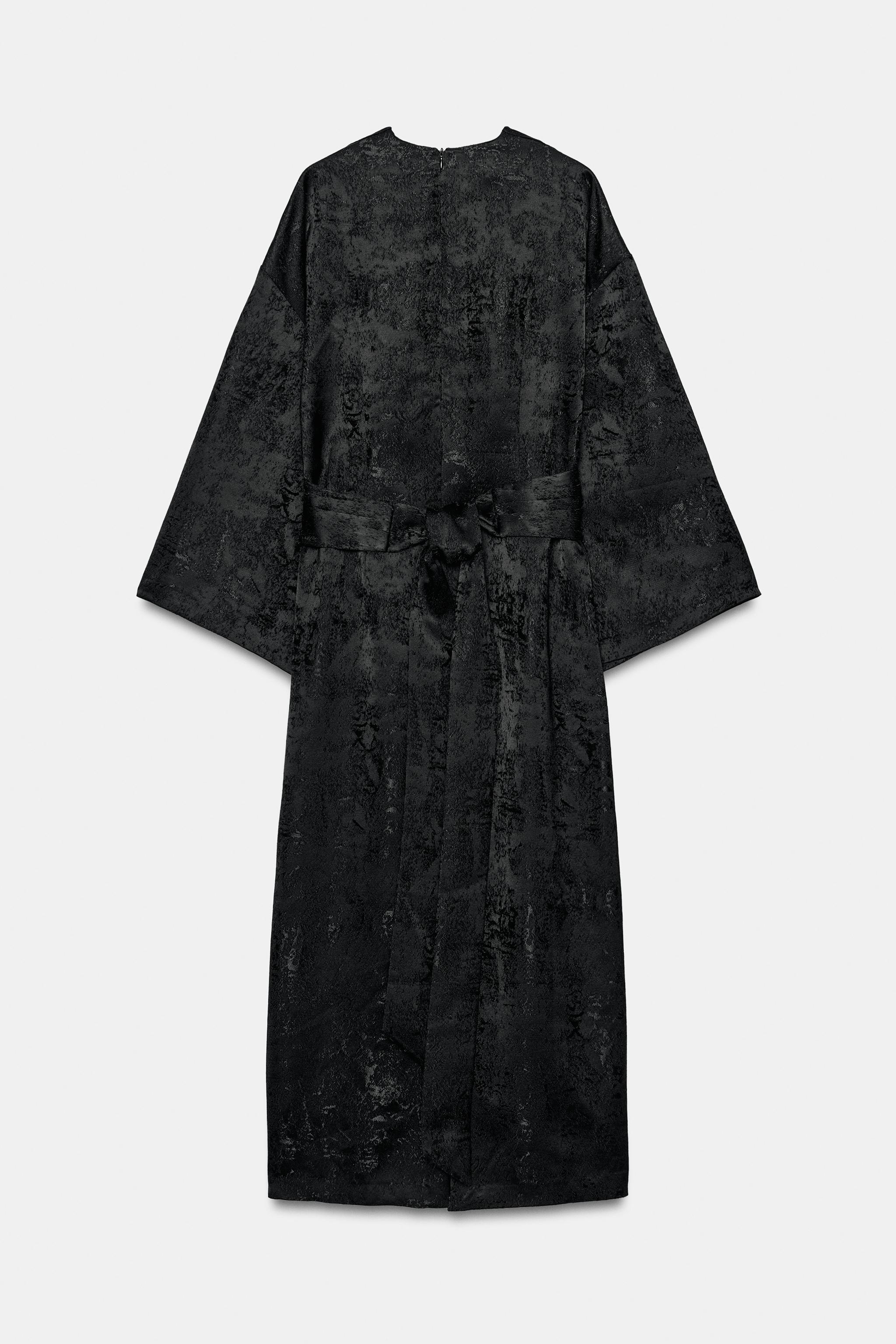 ROBE JACQUARD À CEINTURE ZW COLLECTION