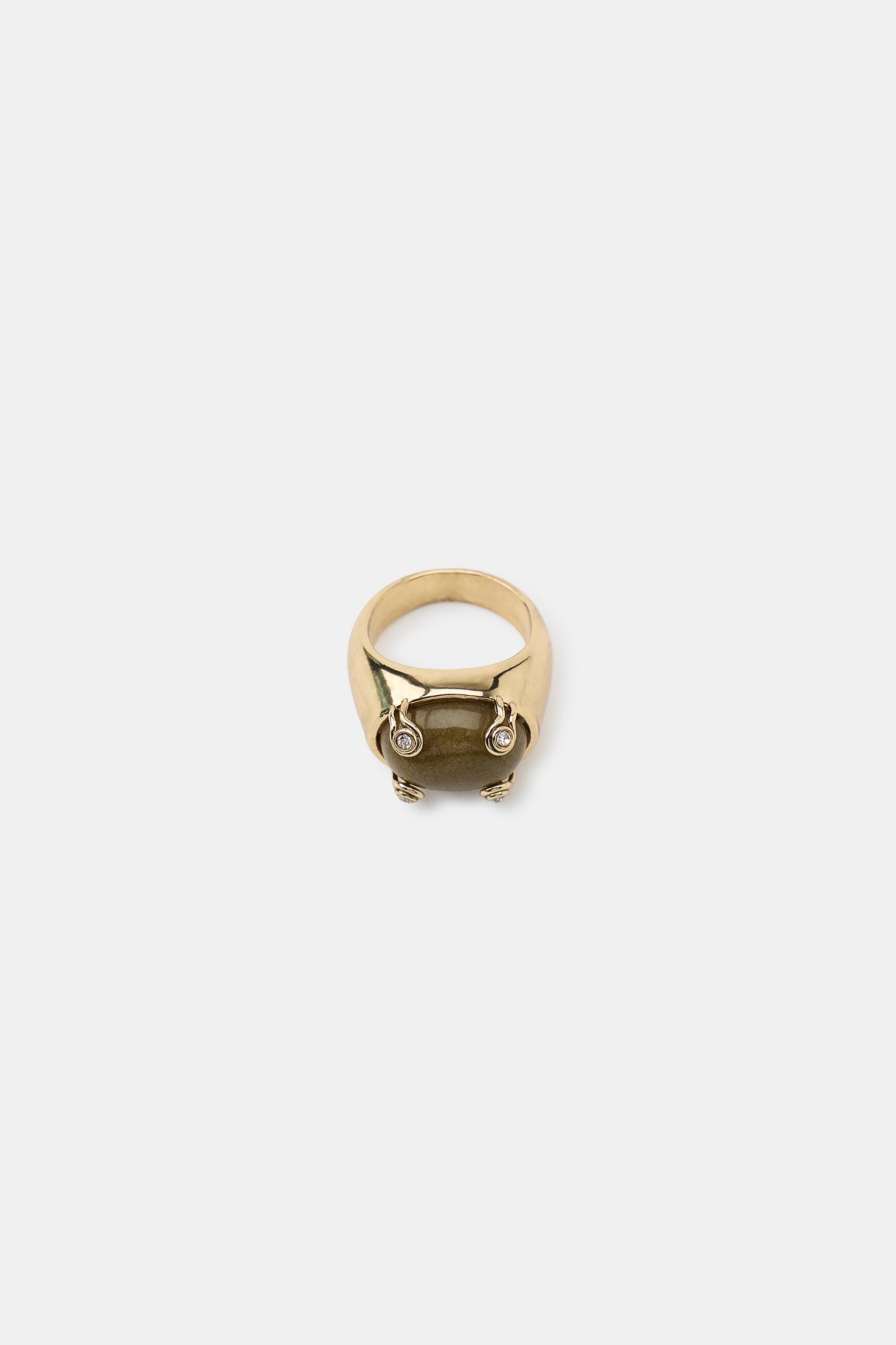 METAL STONE RING