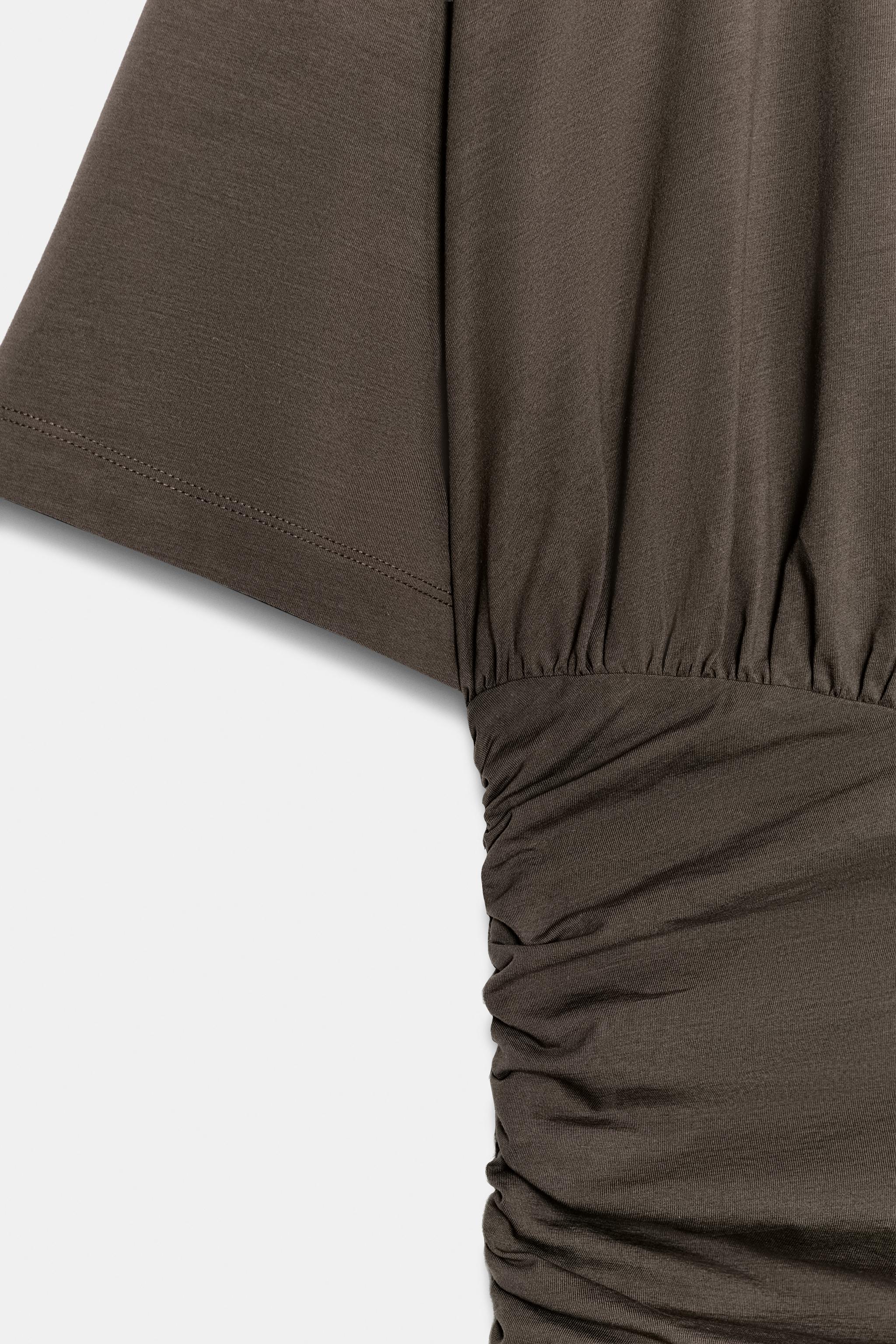 DRAPED SHORT DRESS