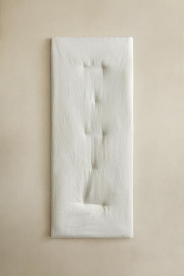 SURMATELAS LIN LAVANDE - Blanc cassé de Zara - Image 1