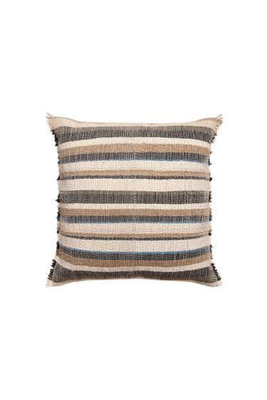 Zara PLAITED THROW PILLOW COVER - Blue