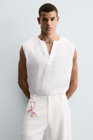 CHAVEIRO COURO FLOR FILIPE JARDIM X ZARA - Rosa da Zara - Imagem 0