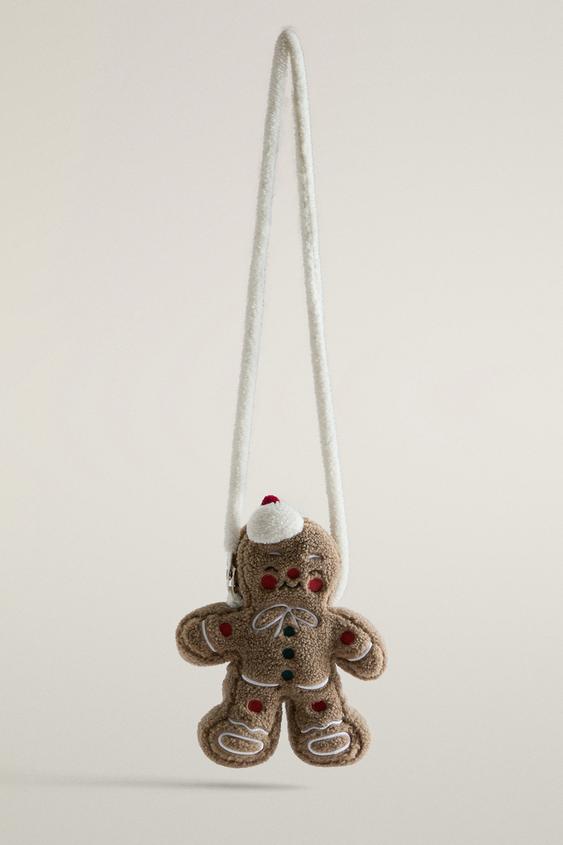 KIDS' GINGERBREAD CHRISTMAS BAG - Brown by Zara - Image 0