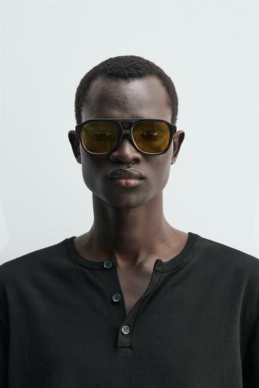 GAFAS DE SOL RECTANGULARES - Carey de Zara - Imagen 0