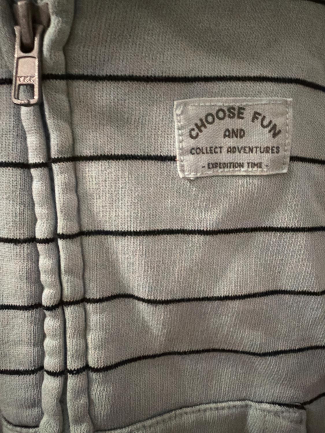 STRIPED PLUSH JACKET - Image 3