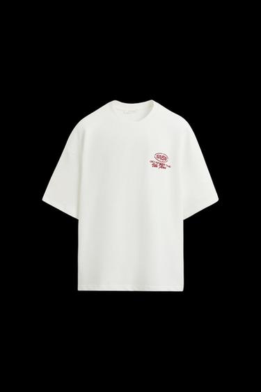 SUDADERA ESTAMPADOS COMBINADOS - Blanco de Zara - Imagen 0