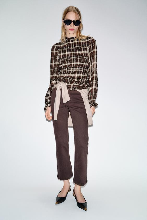 Z1975 HIGH WAIST MINI FLARE JEANS