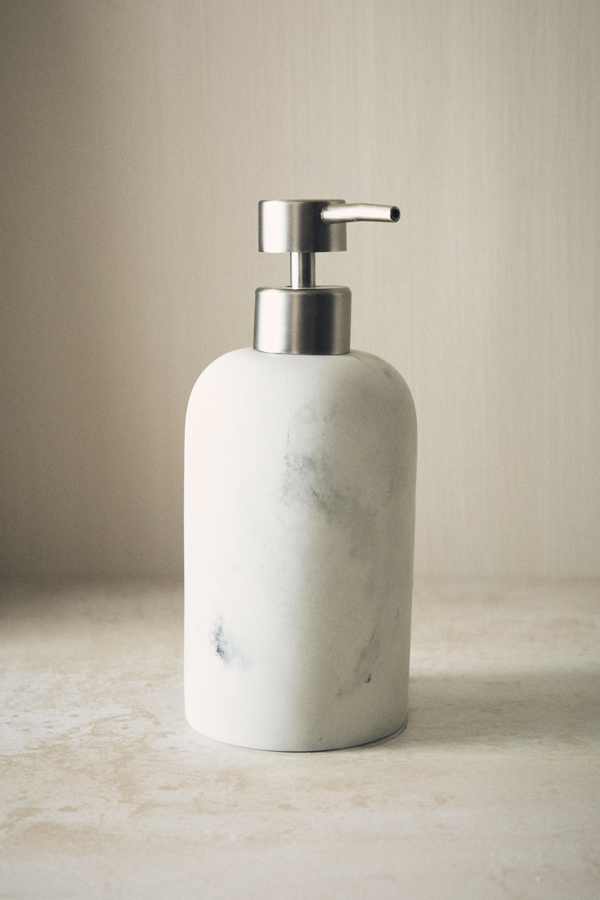 MARBLE-EFFECT SOAP DISPENSER