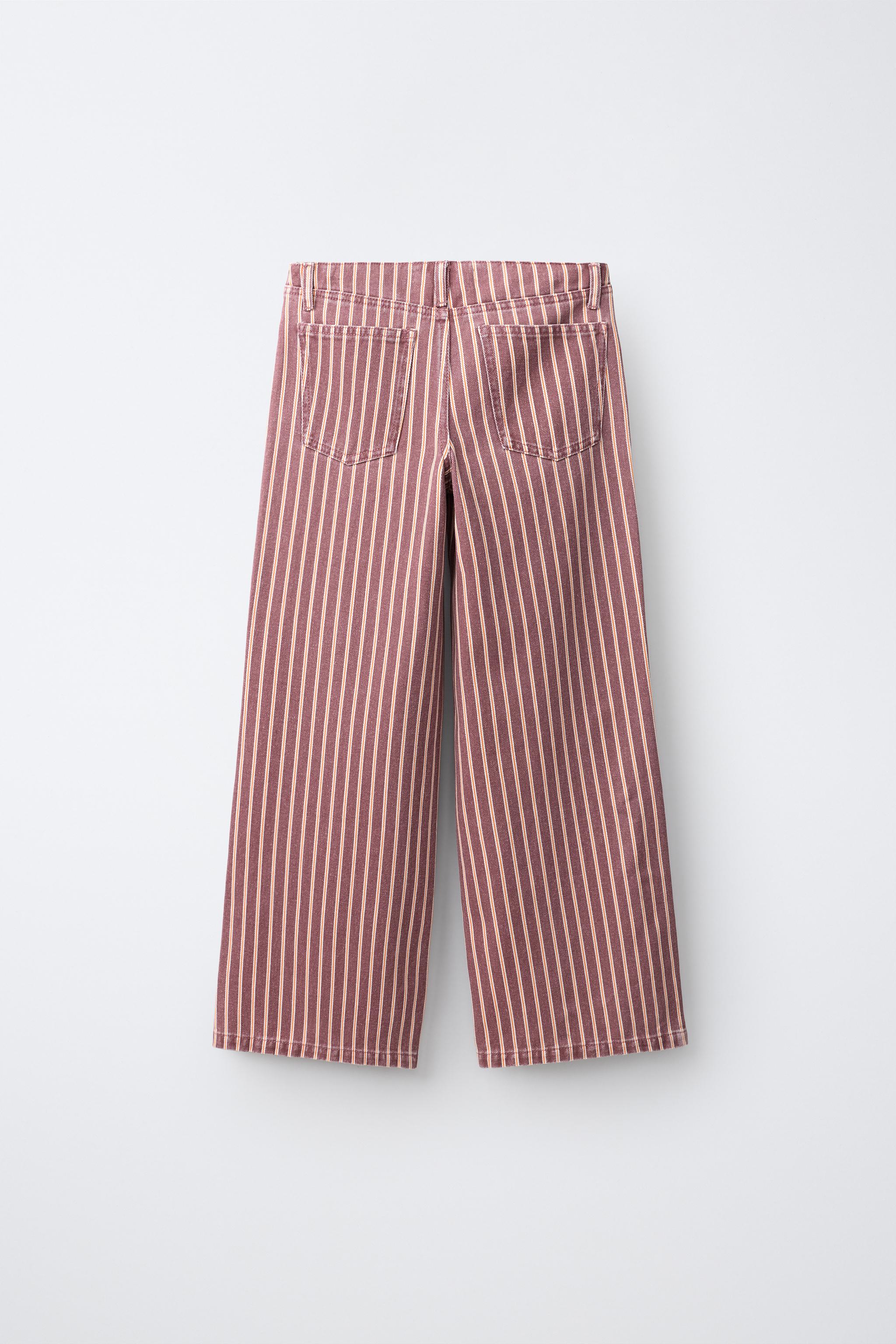 Детские джинсы Zara WIDE-LEG JEANS WITH BELT LOOPS — фото 2