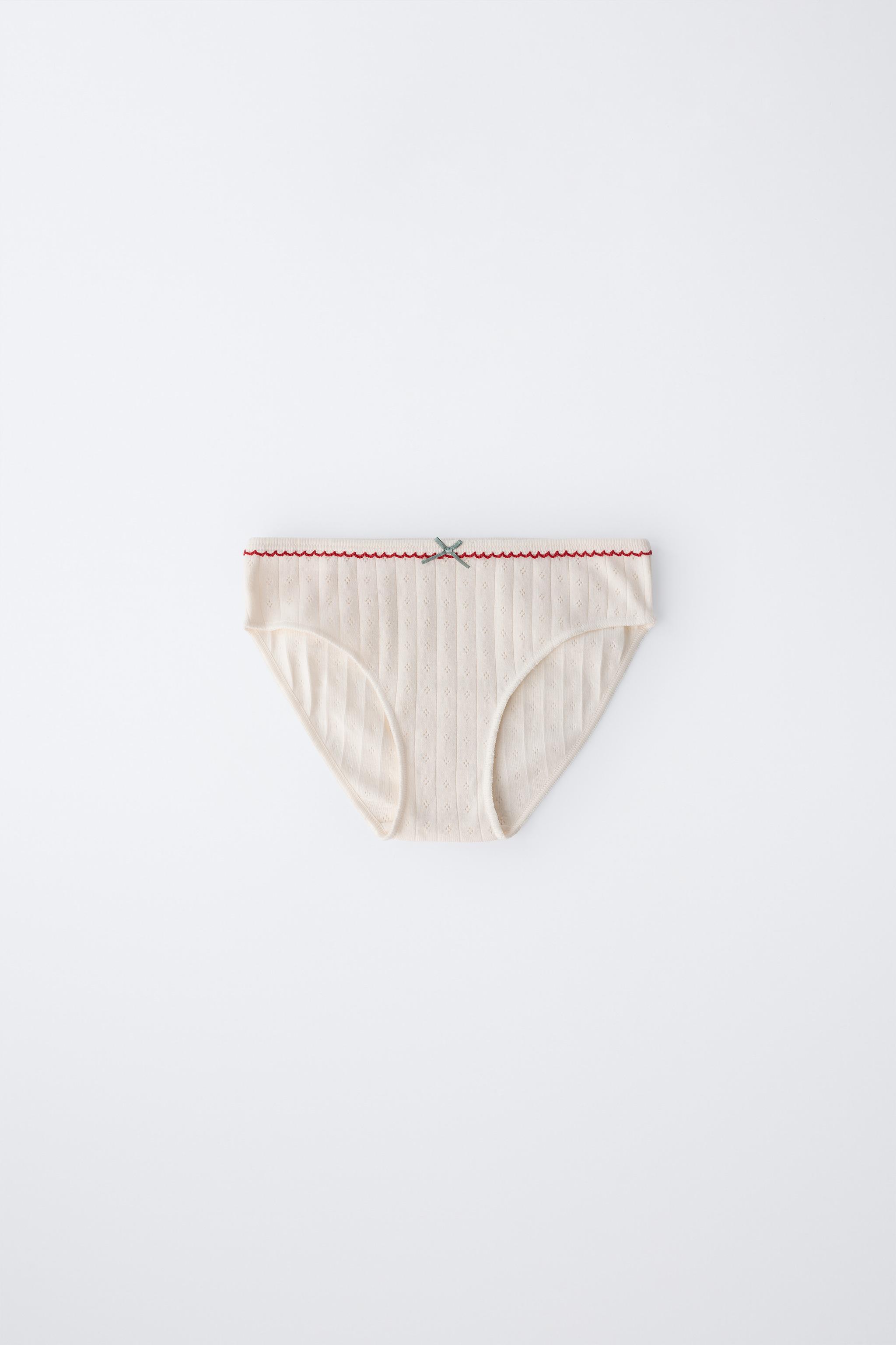 AGES 6-14 / POINTELLE TOP AND UNDERWEAR SET