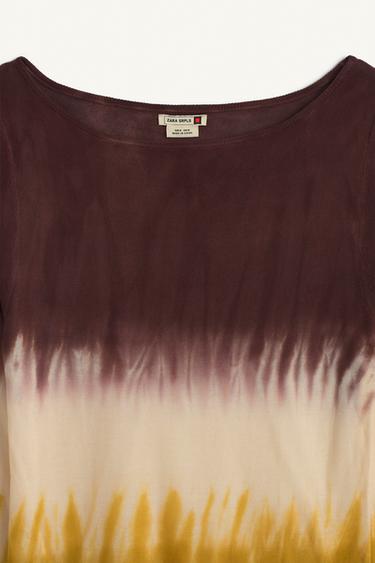 PRINTED KNIT 16 - Dark brown by Zara - Image 6