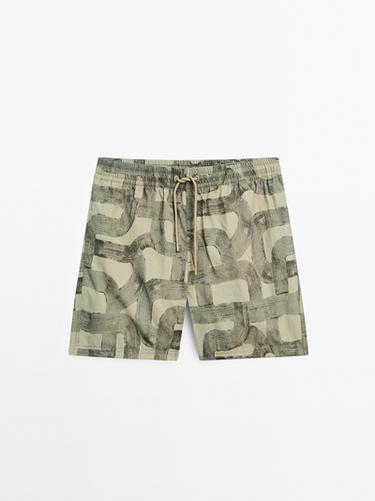 Zara Printed swimming trunks - 548