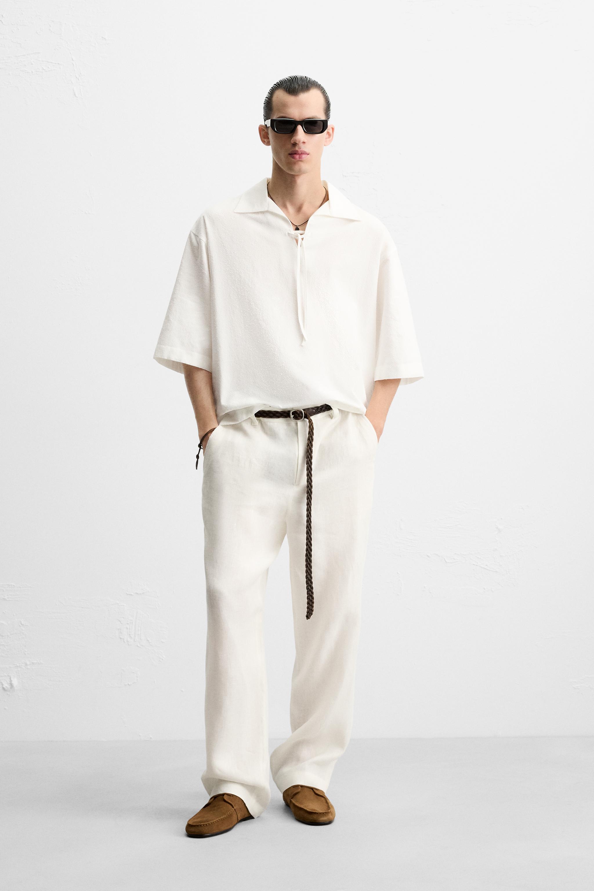 BOUCLÉ TEXTURE SHIRT - White | ZARA United States