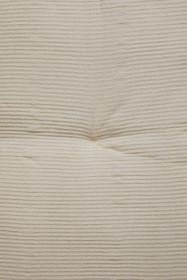 SURMATELAS COTON FRONCÉ - Beige clair de Zara - Image 2