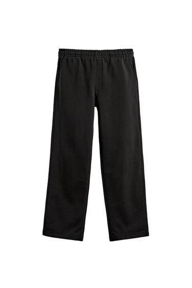 REGULAR FIT JOGGER TROUSERS - Black by Zara