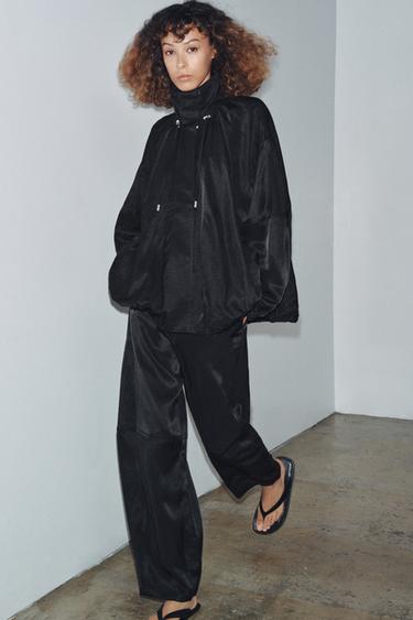 بنطلون ناعم ZW COLLECTION - أسود by Zara - Image 0