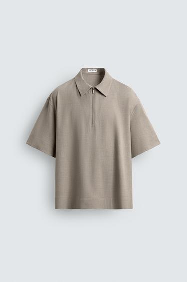 TEKNINEN VETOKETJUPIKEEPAITA - Beige marl Zaralta