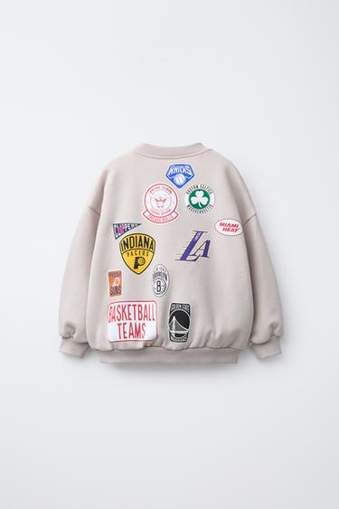 SWEAT À PIÈCES ÉQUIPE NBA - Beige clair de Zara - Image 1