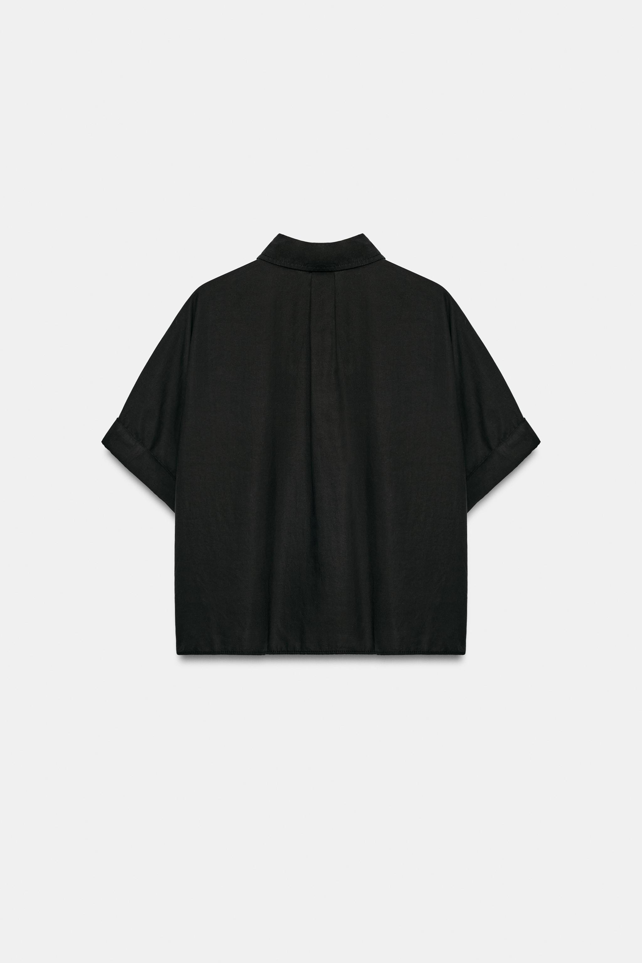 FLOWY SHORT SLEEVE SHIRT