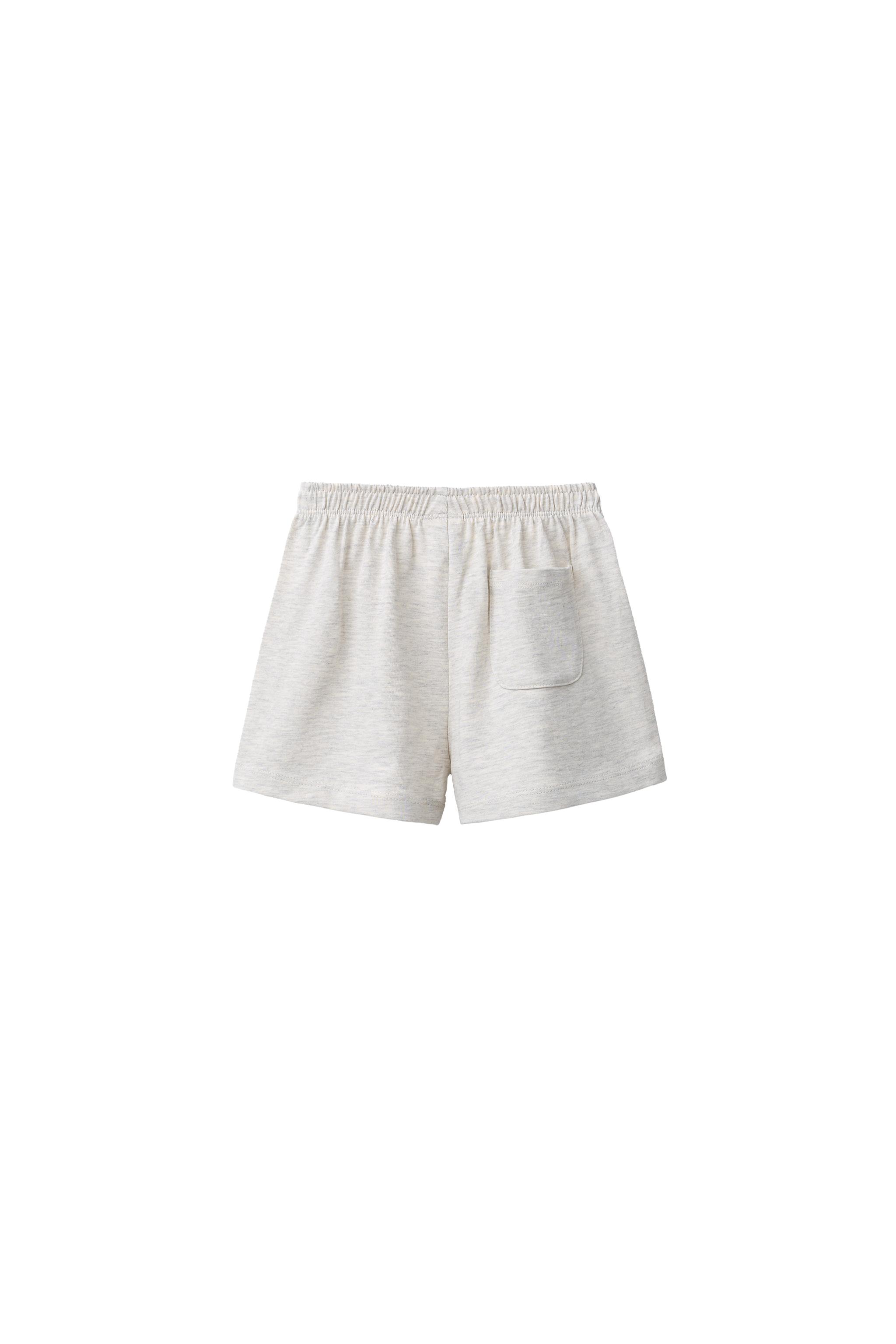 NWD ZARA BERMUDA SKORT SHORTS NUDE SUMMER ivory with belt XS #D263 8687