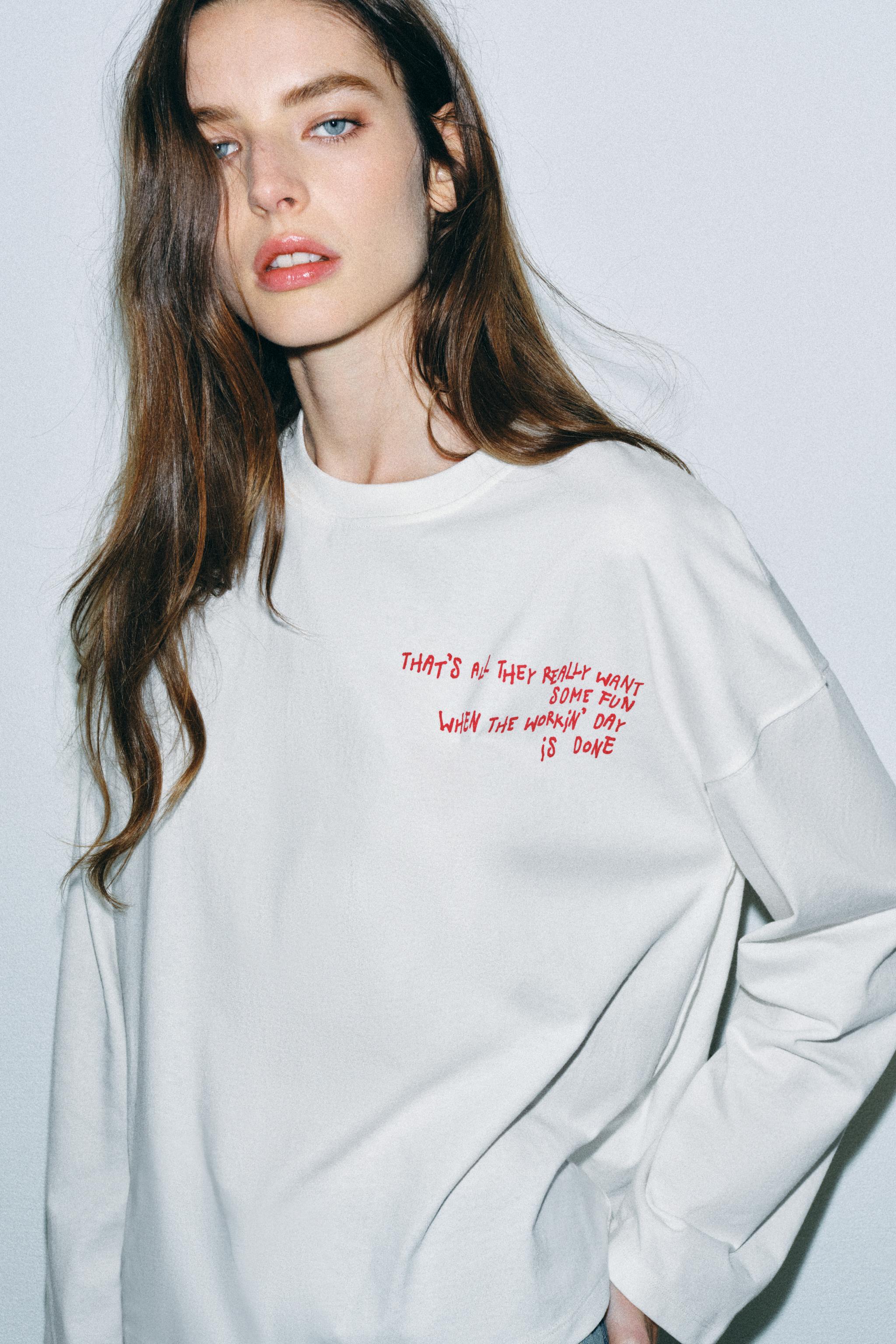 T-SHIRT OVERSIZE À INSCRIPTION