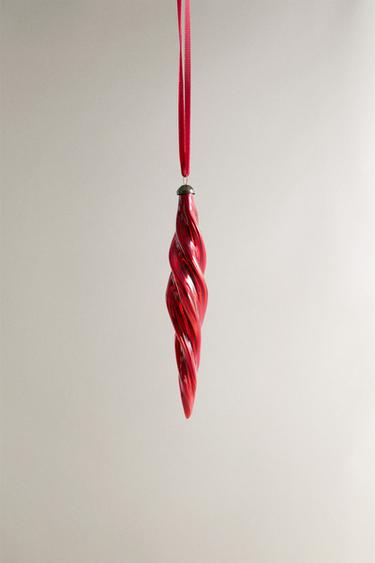 LÄNGLICHER WEIHNACHTSBAUMSCHMUCK SPIRALE - Rot von Zara - Bild 0