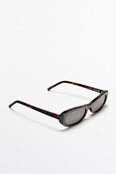 Rectangular sunglasses — Brown 2