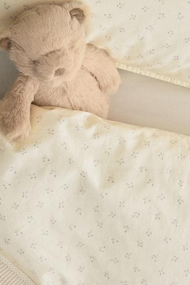 HOUSSE DE COUETTE ENFANT COTON MINIFLEUR - Bleuté de Zara - Image 5