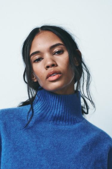 JERSEY BÁSICO PUNTO SOFT - Azulón de Zara