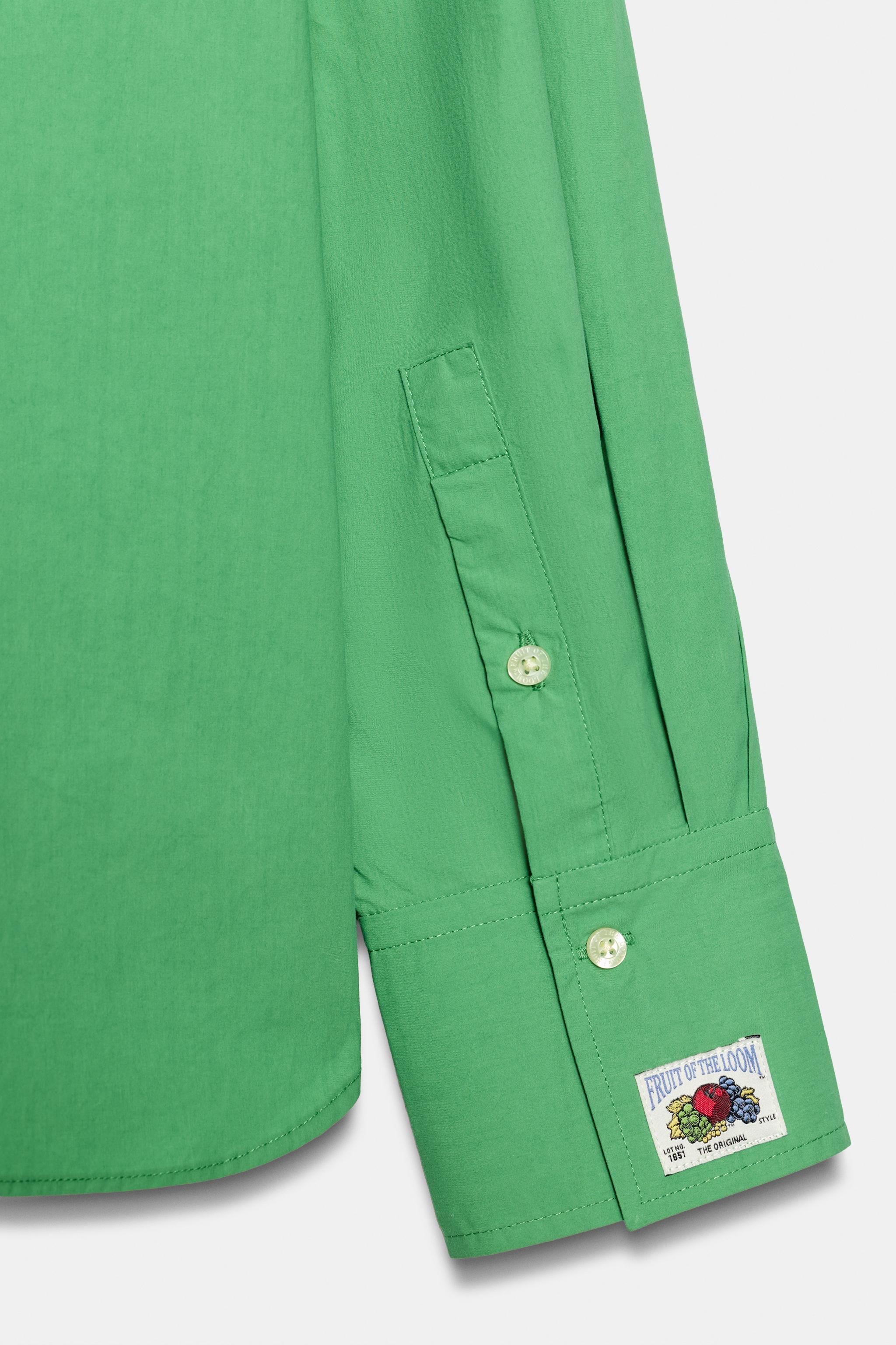 Zara FRUIT OF THE LOOM™ CEPLİ GÖMLEK görsel 4