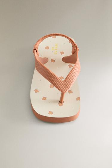 KIDS' TOE DIVIDER SANDALS - Beige by Zara - Image 4