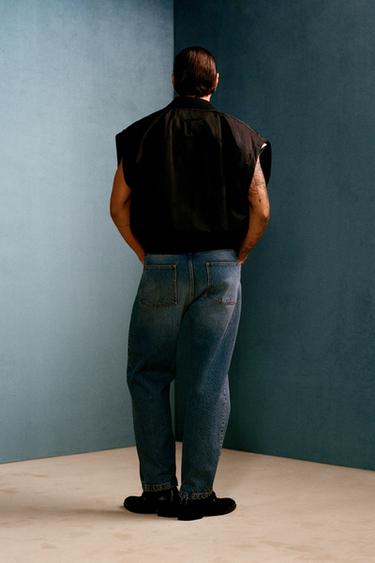 WILLY CHAVARRIA X ZARA STRAIGHT-LEG JEANS - Blue by Zara