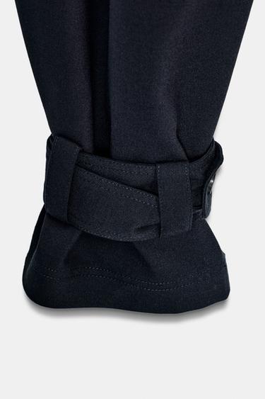 ZW COLLECTION LIMITED EDITION CARGO TROUSERS WITH PLEATS - Dark navy by Zara - Image 6