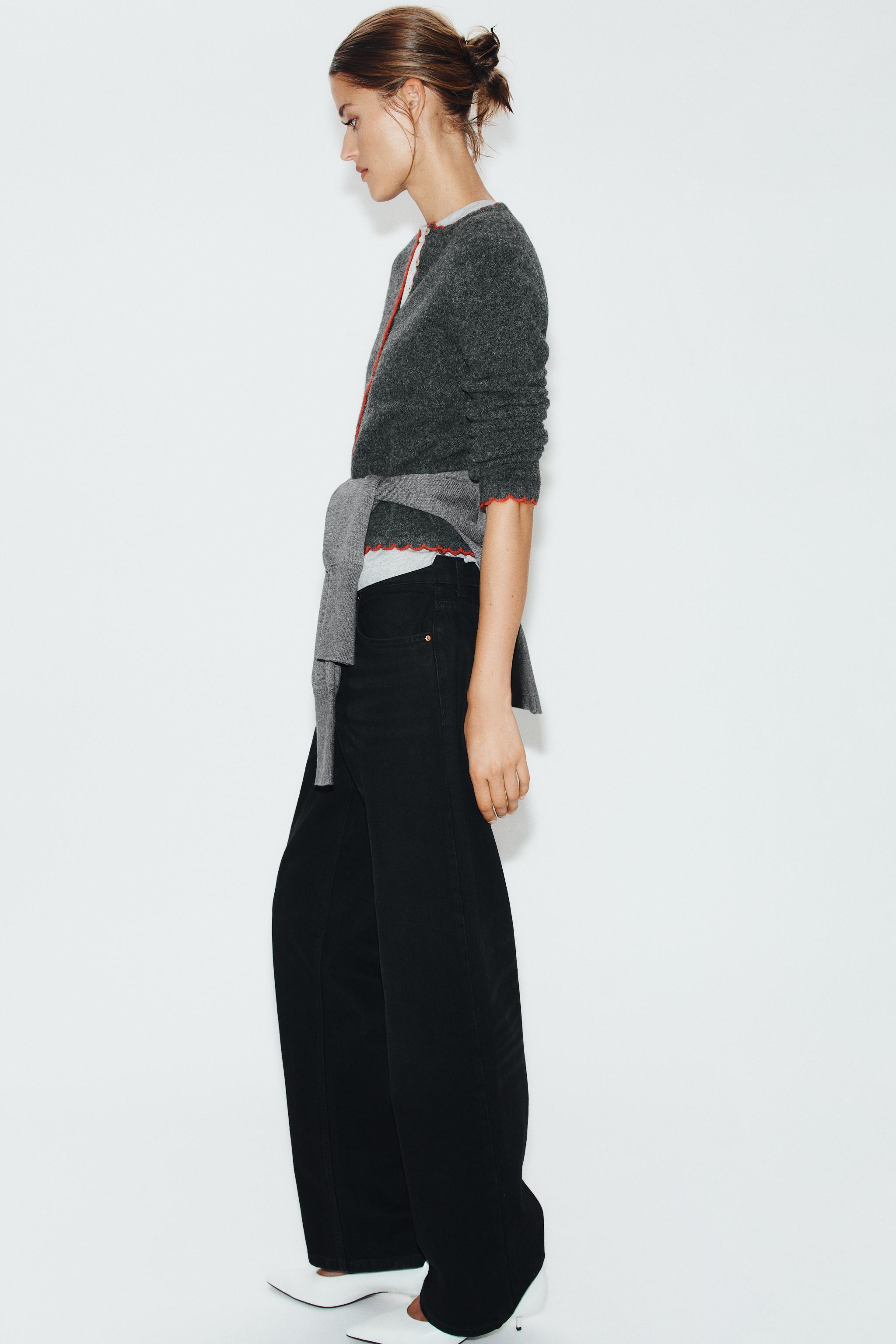 CARDIGAN WITH CONTRAST TRIMS
