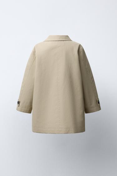 TRENCH LONG DÉPERLANT BENSIMON ® X ZARA - Beige de Zara - Image 3